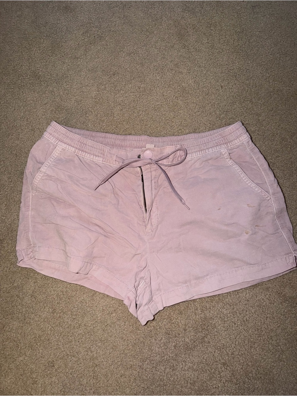 American Eagle Outfitters Light Pink Drawstring Athletic Shorts